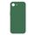 Per iPhone 16e Custodia per telefono in silicone liquido imitazione (verde scuro) Per iPhone 16e Custodia per telefono in silicone liquido imitazione (verde scuro)