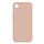 Per iPhone 16e Custodia per telefono in silicone liquido imitazione (rosa) Per iPhone 16e Custodia per telefono in silicone liquido imitazione (rosa)