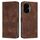 Custodia in pelle per telefono Honor 300 Dream Triangle con cordino (marrone) Custodia in pelle per telefono Honor 300 Dream Triangle con cordino (marrone)