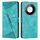 Per Honor X60 / X9c Smart Dream Triangle Custodia in pelle per telefono con cordino (verde) Per Honor X60 / X9c Smart Dream Triangle Custodia in pelle per telefono con cordino (verde)