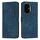 Custodia in pelle con motivo a strisce per Honor 300 Skin Feel con cordino (blu) Custodia in pelle con motivo a strisce per Honor 300 Skin Feel con cordino (blu)