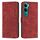 Per vivo Y300 Global / V40 Lite IDN Skin Feel Stripe Pattern Custodia in pelle per telefono con cordino (rosso) Per vivo Y300 Global / V40 Lite IDN Skin Feel Stripe Pattern Custodia in pelle per telefono con cordino (rosso)