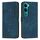 Per vivo Y300 Global / V40 Lite IDN Skin Feel Stripe Pattern Custodia in pelle per telefono con cordino (blu) Per vivo Y300 Global / V40 Lite IDN Skin Feel Stripe Pattern Custodia in pelle per telefono con cordino (blu)