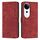 Per vivo V40 / V40 Pro / T3 Custodia per telefono in pelle con motivo a strisce Ultra Skin Feel con cordino (rosso) Per vivo V40 / V40 Pro / T3 Custodia per telefono in pelle con motivo a strisce Ultra Skin Feel con cordino (rosso)