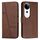 Per vivo V40 / V40 Pro / T3 Ultra Custodia per telefono in pelle con fibbia e texture in vitello con cuciture (marrone) Per vivo V40 / V40 Pro / T3 Ultra Custodia per telefono in pelle con fibbia e texture in vitello con cuciture (marrone)