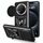 Per Honor X60 Pro / X9c Custodia per fotocamera scorrevole TPU+PC (nero)
