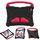 Per iPad Pro 11 2022/2021/2020 Boxing Series Kickstand EVA Custodia antiurto per tablet (nero rosso) Per iPad Pro 11 2022/2021/2020 Boxing Series Kickstand EVA Custodia antiurto per tablet (nero rosso)