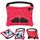 Per iPad Pro 11 2022/2021/2020 Boxing Series Kickstand EVA Custodia antiurto per tablet (rosso nero) Per iPad Pro 11 2022/2021/2020 Boxing Series Kickstand EVA Custodia antiurto per tablet (rosso nero)