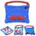 Per iPad Pro 11 2022/2021/2020 Boxing Series Kickstand EVA Custodia antiurto per tablet (blu rosso) Per iPad Pro 11 2022/2021/2020 Boxing Series Kickstand EVA Custodia antiurto per tablet (blu rosso)