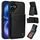 Per iPhone 16 AwQuer Vertical Flip Card Bag Holder Custodia in pelle per telefono (nero) Per iPhone 16 AwQuer Vertical Flip Card Bag Holder Custodia in pelle per telefono (nero)