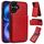 Per iPhone 16 AwQuer Vertical Flip Card Bag Holder Custodia in pelle per telefono (rosso) Per iPhone 16 AwQuer Vertical Flip Card Bag Holder Custodia in pelle per telefono (rosso)