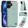 Per iPhone 16 AwQuer Vertical Flip Card Bag Holder Custodia in pelle per telefono (verde) Per iPhone 16 AwQuer Vertical Flip Card Bag Holder Custodia in pelle per telefono (verde)