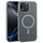 Per iPhone 16 Pro Max DFANS DESIGN Custodia per telefono MagSafe effetto pelle (grigio) Per iPhone 16 Pro Max DFANS DESIGN Custodia per telefono MagSafe effetto pelle (grigio)
