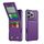 Per iPhone 16 Pro Max Custodia per telefono in pelle con supporto verticale a ribalta (viola) Per iPhone 16 Pro Max Custodia per telefono in pelle con supporto verticale a ribalta (viola)