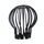 Copertura protettiva per filtro da giardino per sistema di drenaggio, tubo di drenaggio, imbuto di drenaggio, stile: sferico (nero) Copertura protettiva per filtro da giardino per sistema di drenaggio, tubo di drenaggio, imbuto di drenaggio, stile: sferico (nero)