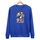 Felpa con scollo rotondo casual e larga stampata per ragazzo, stampa su richiesta, taglia: XL (blu) Felpa con scollo rotondo casual e larga stampata per ragazzo, stampa su richiesta, taglia: XL (blu)