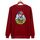 Felpa girocollo casual larga con stampa a palloncino, stampa su richiesta, taglia: XL (rosso vino) Felpa girocollo casual larga con stampa a palloncino, stampa su richiesta, taglia: XL (rosso vino)