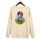 Felpa girocollo casual larga con stampa a palloncino, stampa su richiesta, taglia: XXXL (cachi) Felpa girocollo casual larga con stampa a palloncino, stampa su richiesta, taglia: XXXL (cachi)