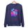 Felpa girocollo casual larga con stampa astronauta, stampa su richiesta, taglia: XXXL (blu navy) Felpa girocollo casual larga con stampa astronauta, stampa su richiesta, taglia: XXXL (blu navy)