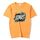 T-shirt girocollo in modal a maniche corte con stampa personalizzata su richiesta, taglia: XXL (arancione)