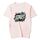 T-shirt girocollo in modal a maniche corte con stampa personalizzata su richiesta, taglia: XXXL (rosa) T-shirt girocollo in modal a maniche corte con stampa personalizzata su richiesta, taglia: XXXL (rosa)