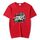 T-shirt girocollo in modal a maniche corte con stampa personalizzata su richiesta, taglia: XXXL (rosso) T-shirt girocollo in modal a maniche corte con stampa personalizzata su richiesta, taglia: XXXL (rosso)