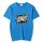 T-shirt girocollo in modal a maniche corte con stampa personalizzata su richiesta, taglia: XXXXL (Lake Blue) T-shirt girocollo in modal a maniche corte con stampa personalizzata su richiesta, taglia: XXXXL (Lake Blue)