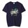 T-shirt girocollo in modal a maniche corte con stampa personalizzata su richiesta, taglia: XXXXL (blu navy) T-shirt girocollo in modal a maniche corte con stampa personalizzata su richiesta, taglia: XXXXL (blu navy)