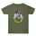 Maglietta estiva larga in cotone a maniche corte con stampa personalizzata su richiesta, taglia: S (verde militare-3) Maglietta estiva larga in cotone a maniche corte con stampa personalizzata su richiesta, taglia: S (verde militare-3)