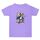 Maglietta estiva larga in cotone a maniche corte con stampa personalizzata su richiesta, taglia: S (viola chiaro-2) Maglietta estiva larga in cotone a maniche corte con stampa personalizzata su richiesta, taglia: S (viola chiaro-2)