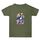 Maglietta estiva larga in cotone a maniche corte con stampa personalizzata su richiesta, taglia: M (verde militare-2) Maglietta estiva larga in cotone a maniche corte con stampa personalizzata su richiesta, taglia: M (verde militare-2)