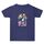 Maglietta estiva larga in cotone a maniche corte con stampa personalizzata su richiesta, taglia: L (blu navy-2) Maglietta estiva larga in cotone a maniche corte con stampa personalizzata su richiesta, taglia: L (blu navy-2)