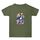 Maglietta estiva larga in cotone a maniche corte con stampa personalizzata su richiesta, taglia: L (verde militare-2) Maglietta estiva larga in cotone a maniche corte con stampa personalizzata su richiesta, taglia: L (verde militare-2)