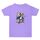 Maglietta estiva larga in cotone a maniche corte con stampa personalizzata su richiesta, taglia: L (viola chiaro-2) Maglietta estiva larga in cotone a maniche corte con stampa personalizzata su richiesta, taglia: L (viola chiaro-2)