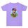 Maglietta estiva larga in cotone a maniche corte con stampa personalizzata su richiesta, taglia: XL (viola chiaro-3) Maglietta estiva larga in cotone a maniche corte con stampa personalizzata su richiesta, taglia: XL (viola chiaro-3)