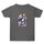 Maglietta estiva larga in cotone a maniche corte con stampa personalizzata su richiesta, taglia: XL (grigio scuro-2) Maglietta estiva larga in cotone a maniche corte con stampa personalizzata su richiesta, taglia: XL (grigio scuro-2)