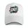Cappello con visiera in poliestere e cotone con fibbia in acciaio, stampa su richiesta (beige bianco) Cappello con visiera in poliestere e cotone con fibbia in acciaio, stampa su richiesta (beige bianco)