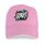 Cappello con visiera in poliestere e cotone con fibbia in acciaio, stampa su richiesta (rosa) Cappello con visiera in poliestere e cotone con fibbia in acciaio, stampa su richiesta (rosa)