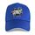 Cappello con visiera in poliestere e cotone con fibbia in acciaio, stampa su richiesta (blu) Cappello con visiera in poliestere e cotone con fibbia in acciaio, stampa su richiesta (blu)