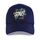 Cappello con visiera in poliestere e cotone con fibbia in acciaio, stampa su richiesta (blu navy) Cappello con visiera in poliestere e cotone con fibbia in acciaio, stampa su richiesta (blu navy)
