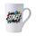 Tazza in ceramica bianca conica Tazza per l'acqua Stampa personalizzata su richiesta (stampe colorate) Tazza in ceramica bianca conica Tazza per l'acqua Stampa personalizzata su richiesta (stampe colorate)
