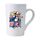 Tazza in ceramica bianca conica Tazza per l'acqua Stampa personalizzata su richiesta (ragazzo) Tazza in ceramica bianca conica Tazza per l'acqua Stampa personalizzata su richiesta (ragazzo)