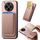 Per OPPO Find X8 Pro Retro Magsafe Card Bag PU Cover posteriore Custodia per telefono (rosa) Per OPPO Find X8 Pro Retro Magsafe Card Bag PU Cover posteriore Custodia per telefono (rosa)