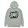 Felpa con cappuccio in pile con stampa alfabeto, stampa su richiesta, taglia: XL (grigio) Felpa con cappuccio in pile con stampa alfabeto, stampa su richiesta, taglia: XL (grigio)