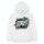 Felpa con cappuccio in pile con stampa alfabeto, stampa su richiesta, taglia: XXXL (bianco) Felpa con cappuccio in pile con stampa alfabeto, stampa su richiesta, taglia: XXXL (bianco)