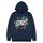 Felpa con cappuccio in pile con stampa alfabeto, stampa su richiesta, taglia: XXXL (blu navy) Felpa con cappuccio in pile con stampa alfabeto, stampa su richiesta, taglia: XXXL (blu navy)
