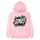 Felpa con cappuccio in pile con stampa alfabeto, stampa su richiesta, taglia: XXXL (rosa) Felpa con cappuccio in pile con stampa alfabeto, stampa su richiesta, taglia: XXXL (rosa)