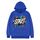 Felpa con cappuccio in pile con stampa alfabeto, stampa su richiesta, taglia: XXXL (blu) Felpa con cappuccio in pile con stampa alfabeto, stampa su richiesta, taglia: XXXL (blu)