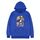 Felpa con cappuccio in pile stampato per bambini, stampa su richiesta, taglia: XS (blu) Felpa con cappuccio in pile stampato per bambini, stampa su richiesta, taglia: XS (blu)