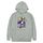 Felpa con cappuccio in pile stampato per bambini, stampa su richiesta, taglia: S (grigio) Felpa con cappuccio in pile stampato per bambini, stampa su richiesta, taglia: S (grigio)